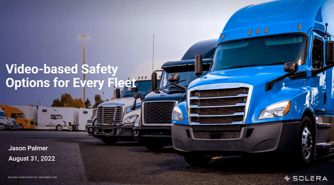 Fleet Solutions Webinar Series: Video-based Safety Options for Every Fleet